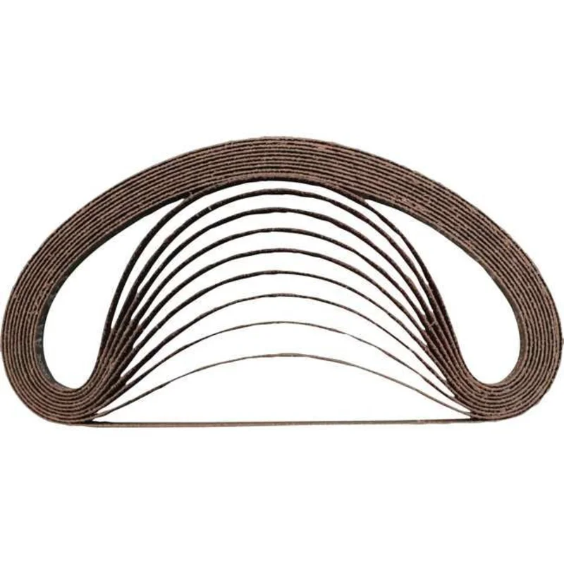 MAKITA A-34447 3/8" x 21" Abrasive Belt, 40 Grit 10/pk