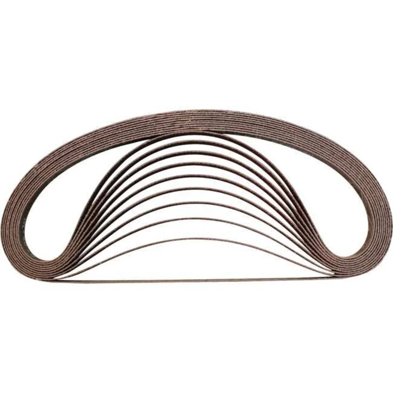 MAKITA A-34469 3/8" x 21" Abrasive Belt, 80 Grit 10/pk