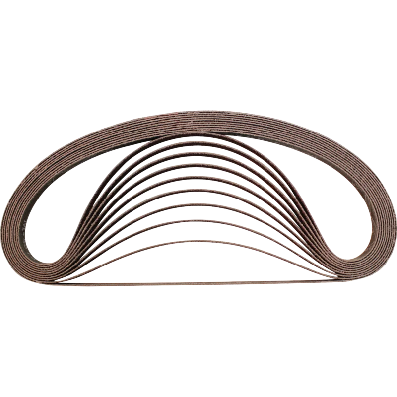 MAKITA A-34481 3/8" x 21" Abrasive Belt, 120 Grit 10/pk