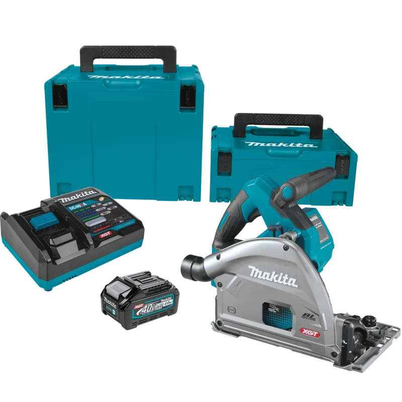 MAKITA GPS01M1J 40V MAX XGT BRUSHLESS 6-1/2" PLUNGE CIRCULAR SAW KIT, AWS