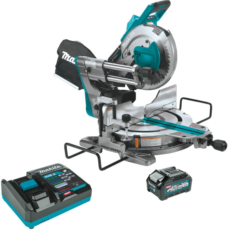 MAKITA GSL03M1 40V MAX XGT 10" SLIDING COMPOUND MITER SAW KIT, AWS