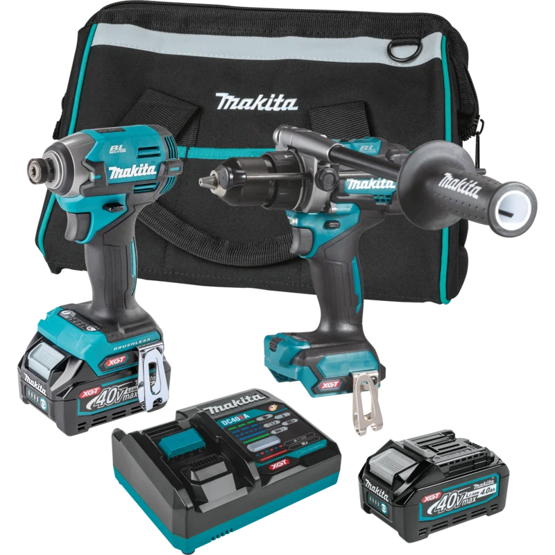 MAKITA GT201M1D1 40V MAX XGT 2PC COMBO KIT (Hammer Driver-Drill/Impact Driver)