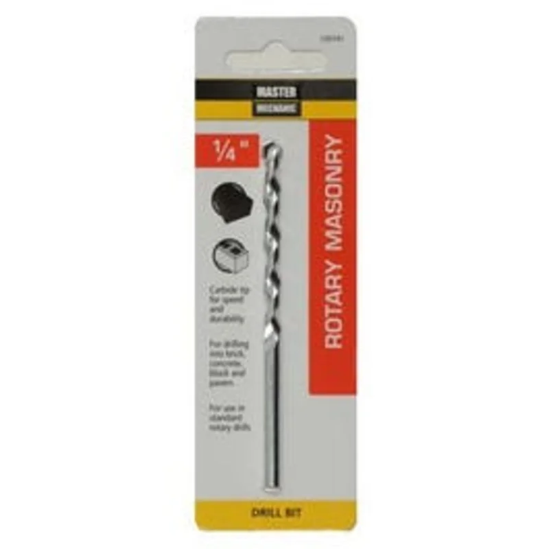 Masonry Drill Bit, 1/4 x 4-In.