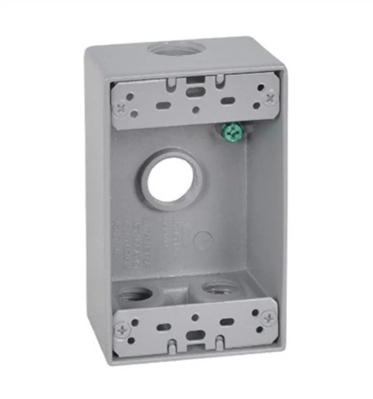 Master Electrician Weatherproof 1 Gang Rectangular Outlet Box