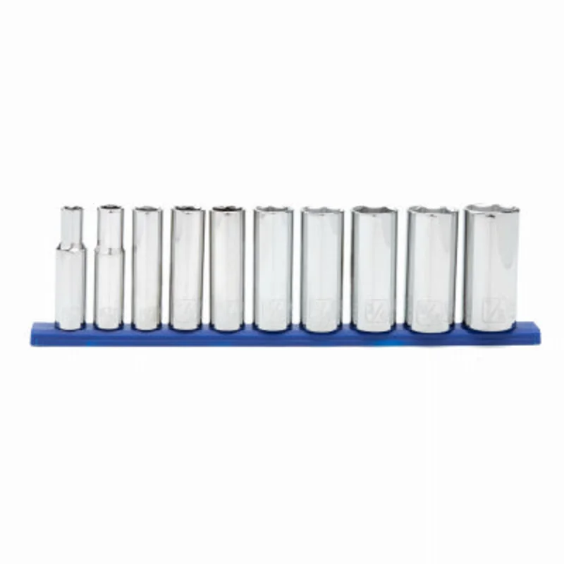 Master Mechanic 10-Pc. SAE Deep Socket Set, 3/8 In. Drive