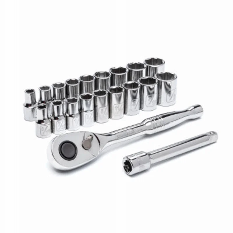 Master Mechanic 20-Pc. SAE/Metric Socket Set 1/4" Drive
