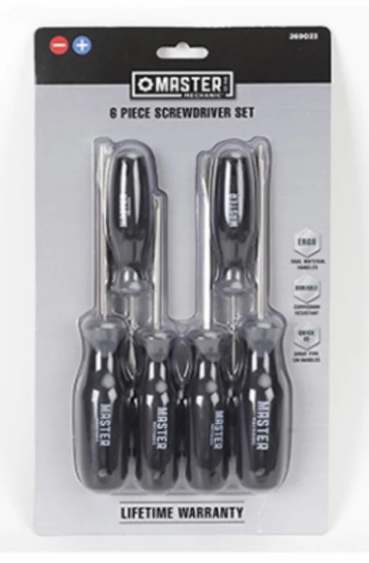 Master Mechanic 6-Pc. Screwdriver Set