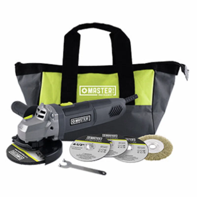 Master Mechanic Angle Grinder Kit 6-amp Motor With Accessories
