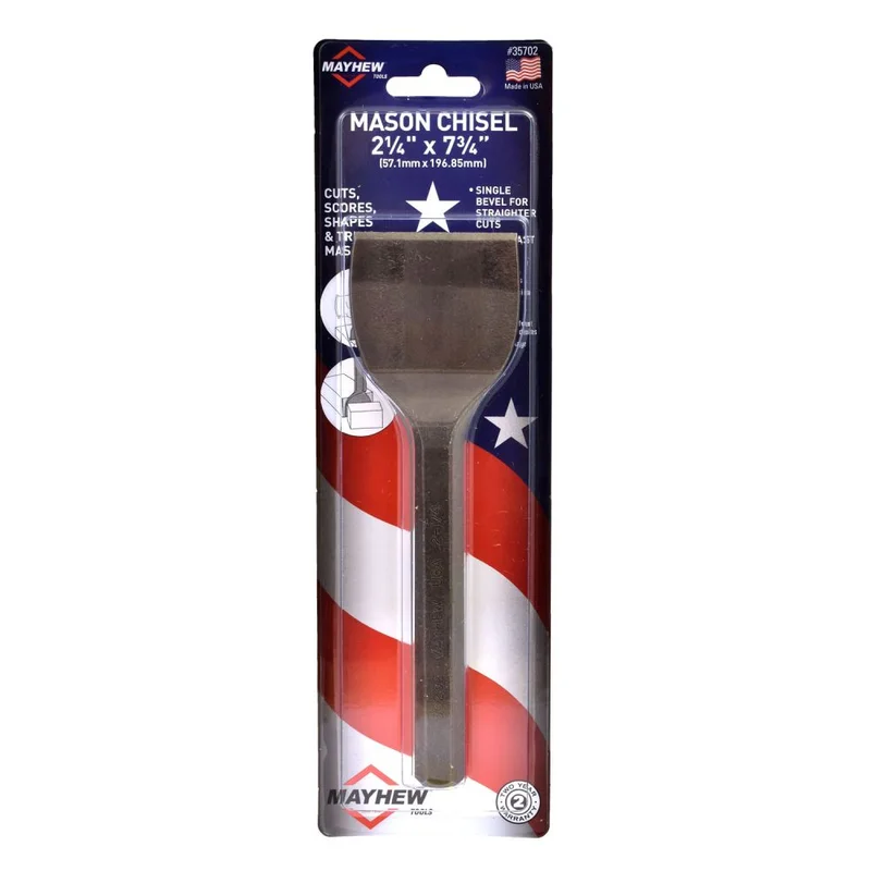 Mayhew Tools Mason Chisels 2 1/4" x 7 3/4"