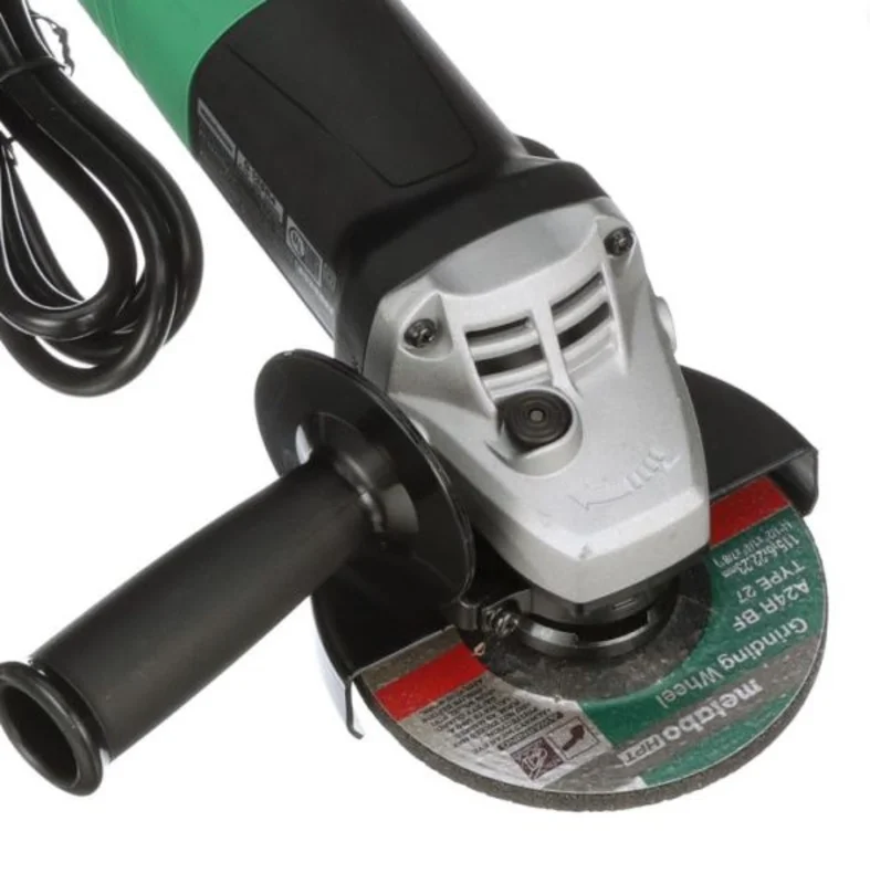 METABO G12SR4M HPT 4-1/2" 6.2A ANGLE GRINDER W/SLIDE SWITCH, CASE (BLADES INCLUDED)