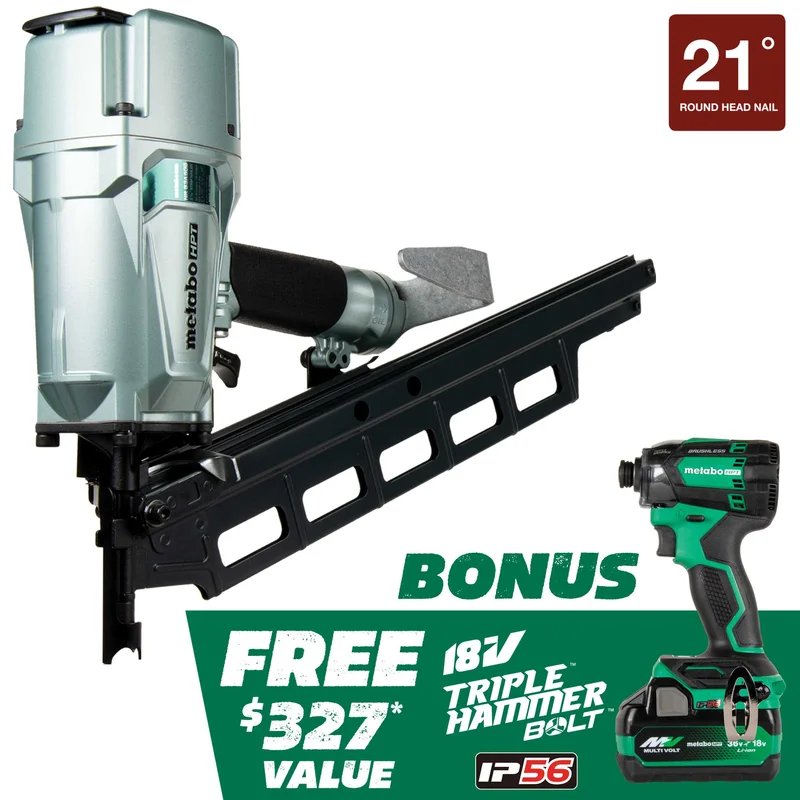 METABO KNR83A5(S)M NR83A5(S) w/ bonus WH18DC, 380083M, UC18YKSL