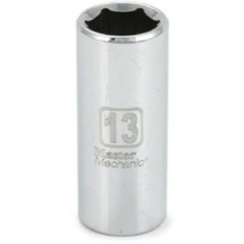 Metric Deep Well Socket, 6-Point, 3/8-Inch Drive, 13mm
