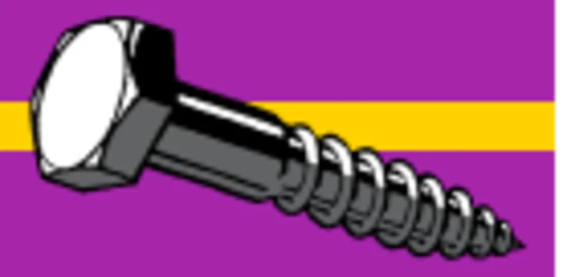 Midwest Fastener Hex Lag Screws 1/2" x 5"