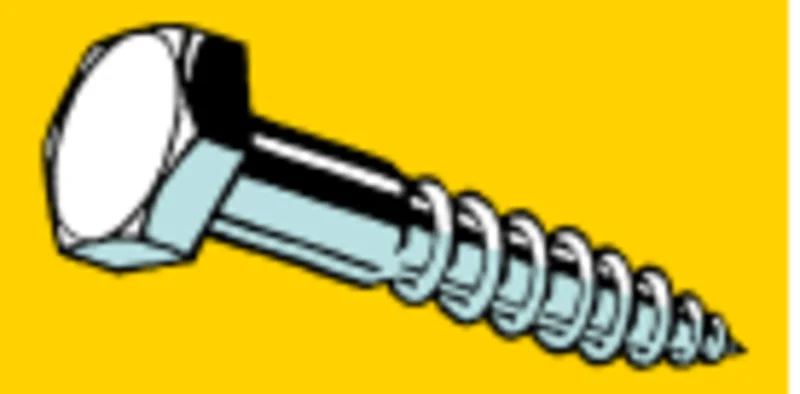 Midwest Fastener Hex Lag Screws 5/16" x 1"