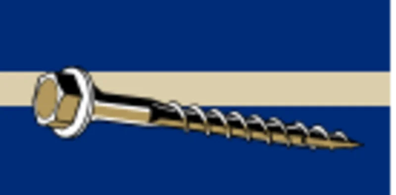 Midwest Fastener Ledger Board Screws 3/8" x 14"