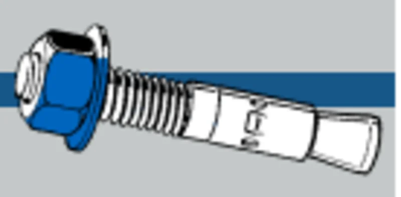 Midwest Fastener TorqueMaster Blue Wedge Anchors 5/8" x 6"
