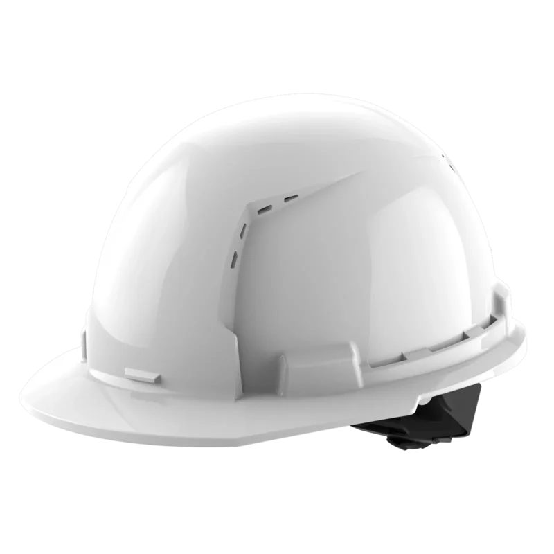 Milwaukee BOLT White Front Brim Vented Hard Hat w/4pt Ratcheting Suspension (USA) Type 1 Class C White