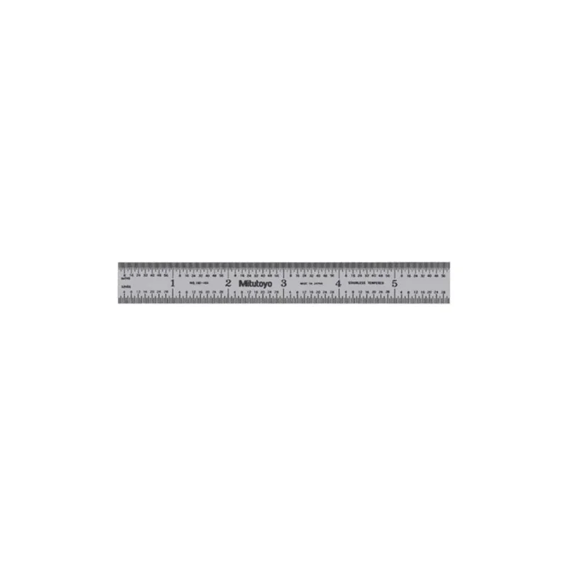 Mitutoyo 6"/150mm Wide Rigid Steel Rule - 182 Series