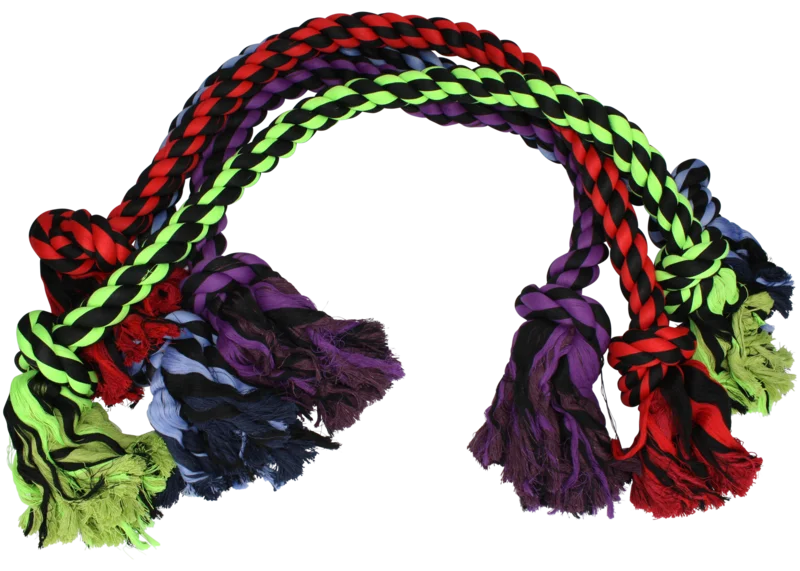 MultiPetNuts For Knots 2-Knot Jumbo Rope Dog Toys