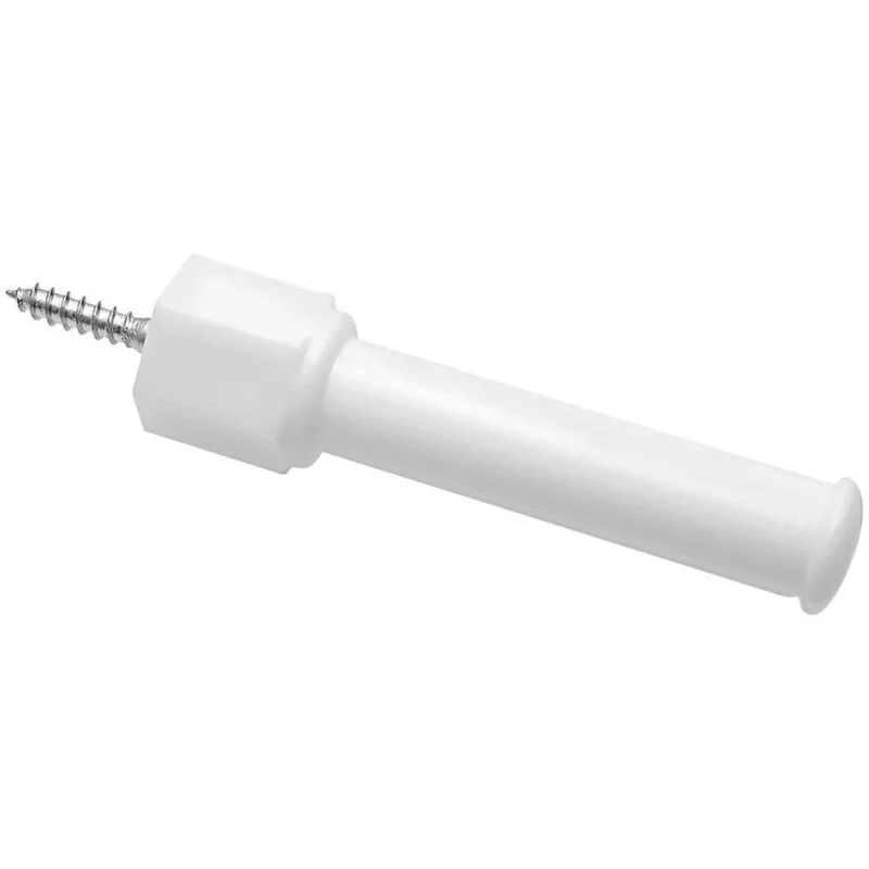 National 3-1/4 In. White Soft Jamb Door Stop (2-Pack)