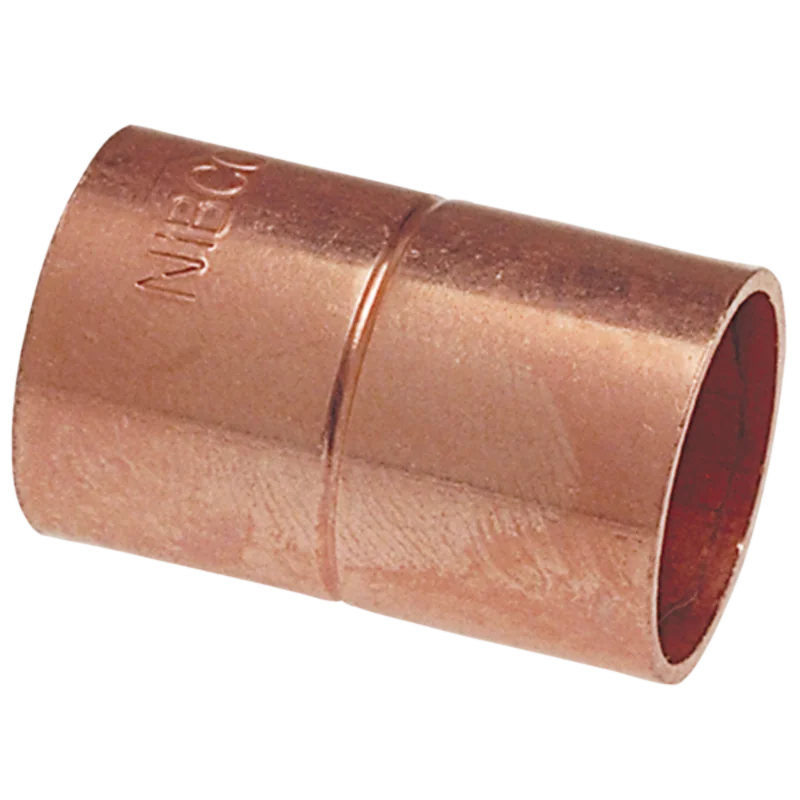 Nibco Coupling with Rolled Tube Stop C x C - Wrot