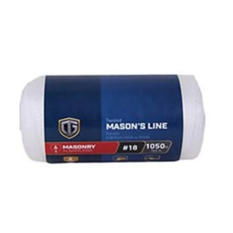 Nylon Mason Line Twine, White, #18 x 1050-Ft.