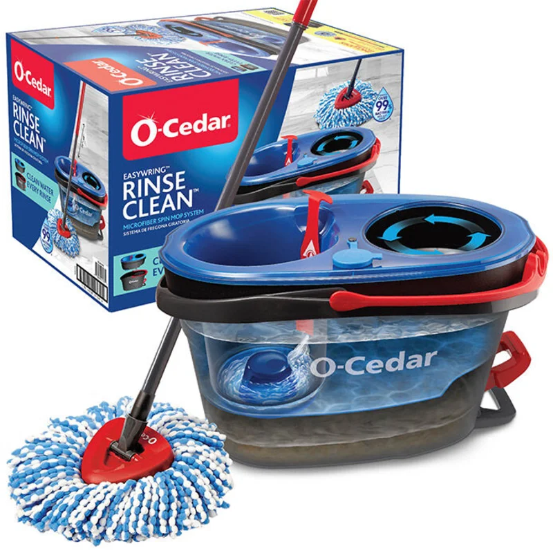 O-Cedar RinseClean Spin Mop & Two Bucket System