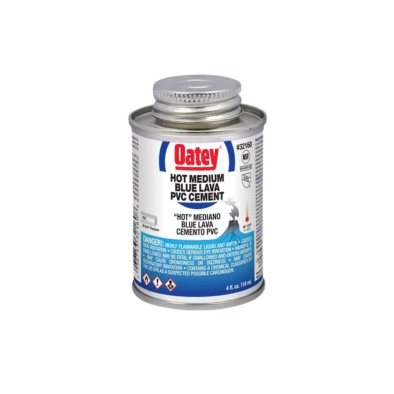 Oatey Hot Medium Blue Lava PVC Cement