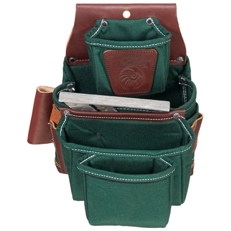 OCCIDENTAL LEATHER 8060LH OXYLIGHTS 3 POUCH FASTENER BAG - LEFT HANDED