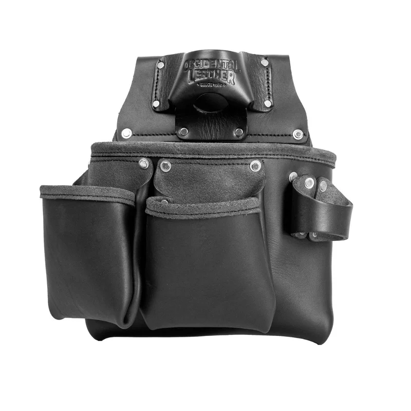 OCCIDENTAL LEATHER UB5018DB 3 POUCH PRO TOOL BAG - ULTRA BLACK