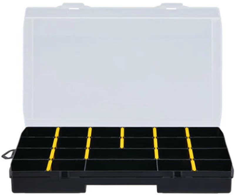 ORGANIZER COMPACT 9X1 7/8X14 BK/YL