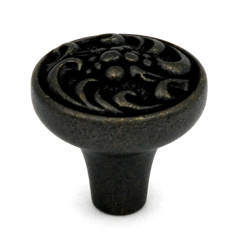 P3094-WOA Windover Antique Brass 1 3/8" Cabinet Knob Pulls Hickory Altair