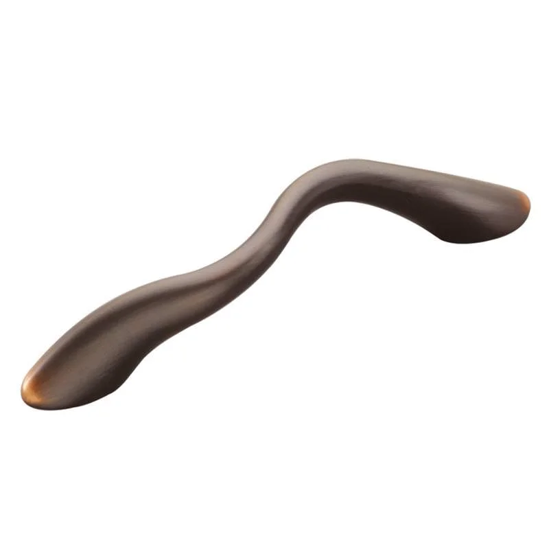 PA0222-OBH Oil Rubbed Bronze Highlighted 3"cc Handle Pulls Hickory Metropolis