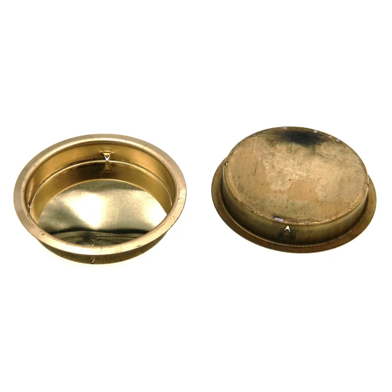 Pair Amerock Chrome Flush, Self Fastening Sliding Door Recessed Pulls AO2216-3
