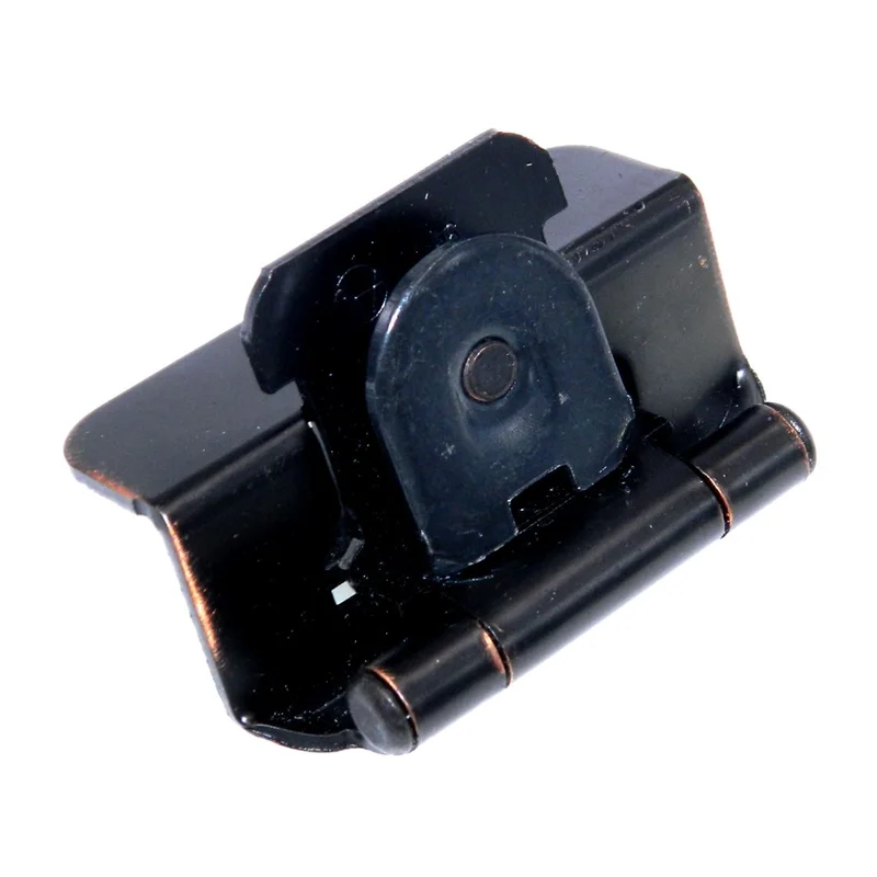 Pair Double Demountable Cabinet Hinge 1/4" Overlay Oil-Rubbed Bronze BPR8701ORB