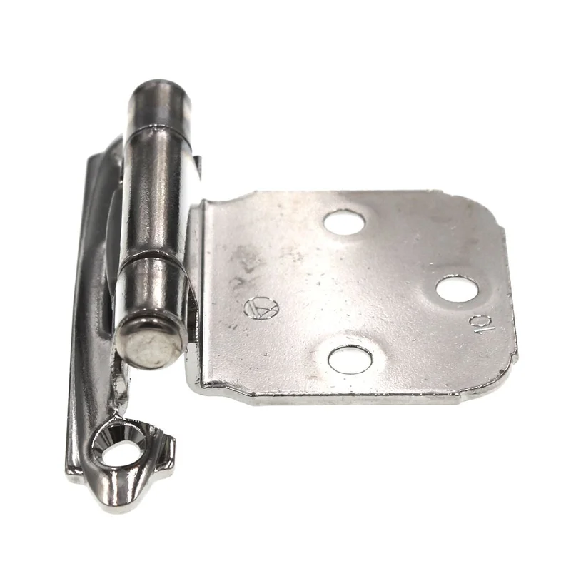 Pair of Amerock BP7629-26 Chrome Self-Closing Face Mount Variable Overlay Hinges