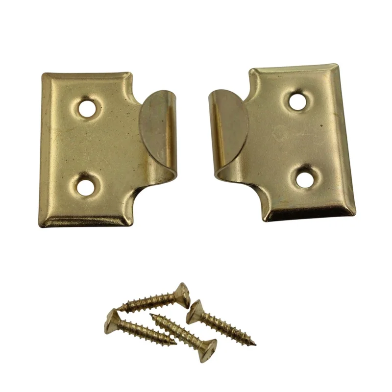 Pair of Amerock Sliding Window Sash Lift Pulls Bright Brass BP75370-3