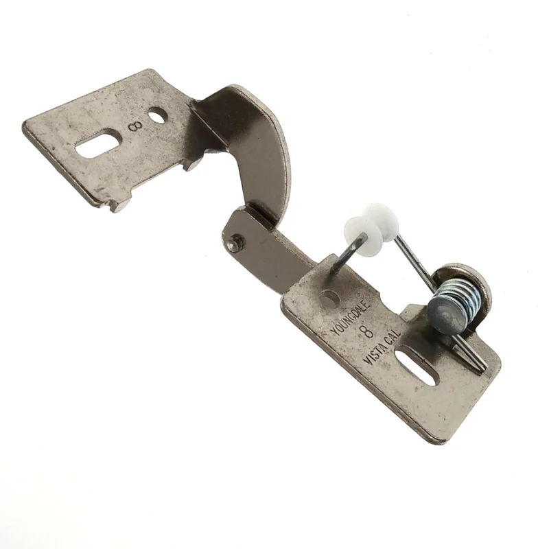 Pair Youngdale #8 Nickel Knife Pivot Cabinet Hinges 5/8" Overlay 3/4" Min. Door