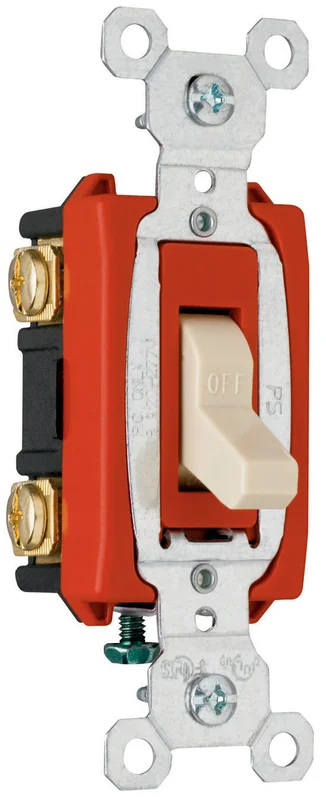 Pass & Seymour Hard Use Specification Grade Switch, White White