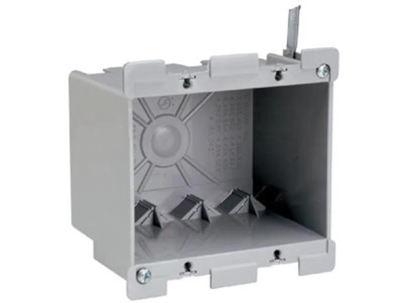 Pass & Seymour Old Work Switch and Outlet Box with Quick/Click Gray