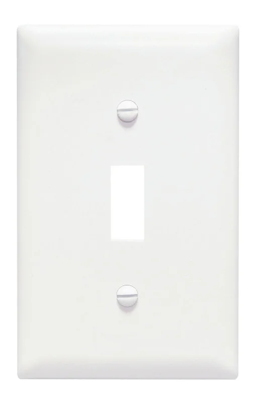 Pass & Seymour Toggle Switch Openings, One Gang, White