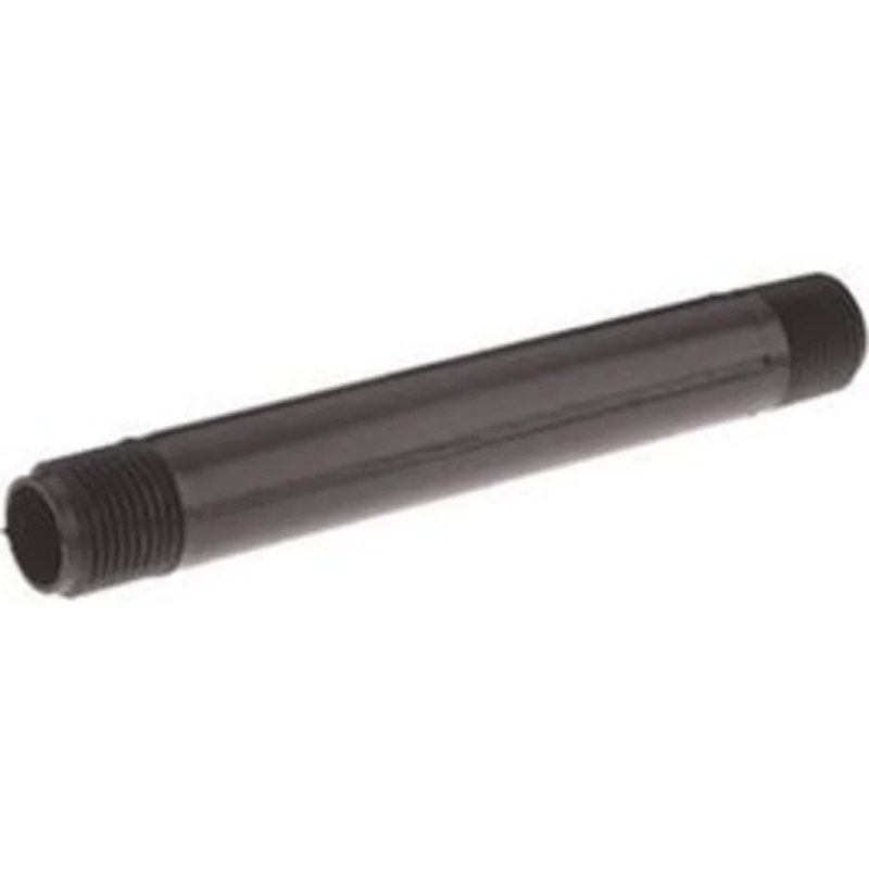 Pipe Fitting, Polyethylene Nipple, Schedule 40, 1/2 x 4-In.