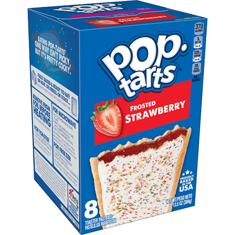 Pop Tarts Frosted Strawberry Pop-Tarts