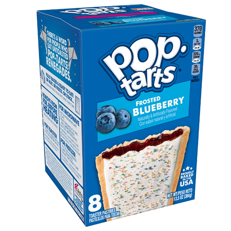 Pop-Tarts Toaster Pastries Frosted Blueberry Pop-Tarts