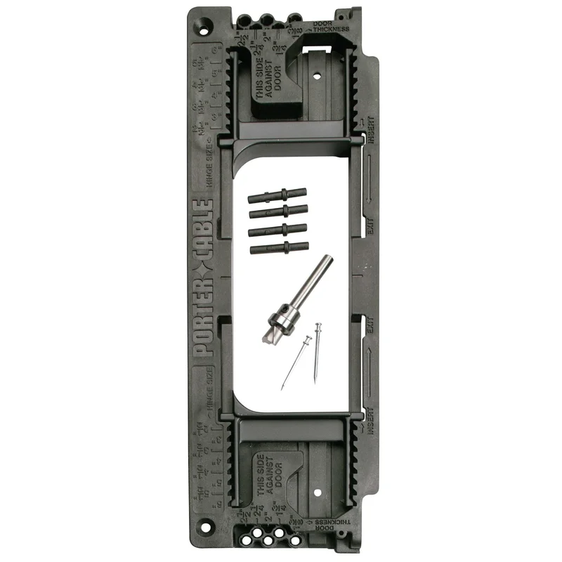 PORTER CABLE 59370 DOOR HINGE TEMPLET FOR MORTISING 3", 3-1/2", & 4" HINGES