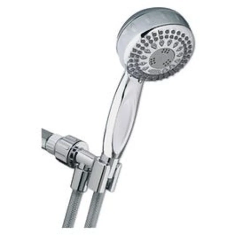 PowerSpray Showerhead, Handheld, 5 Settings, Chrome