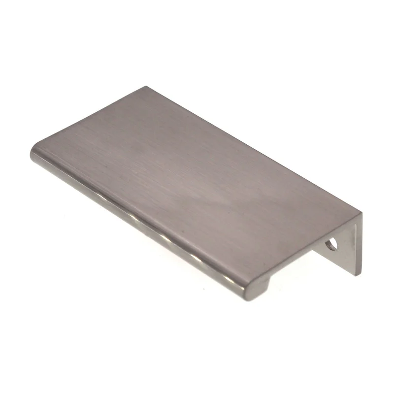 Pride 3 Inch Edge Tab Pulls Cabinet Finger Pull Satin Nickel P1876-SN