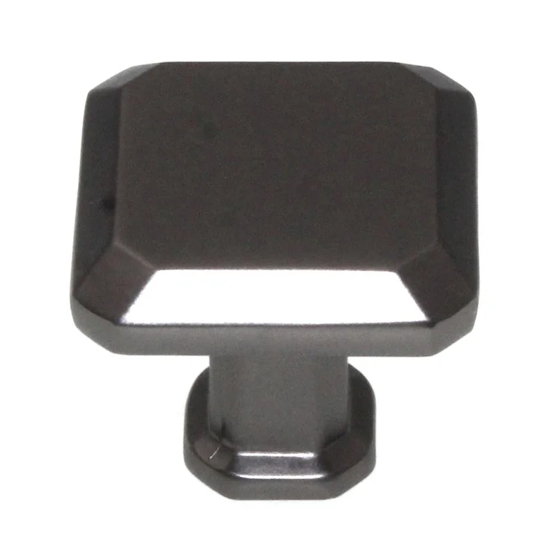 Pride Charleston 1 1/8" Angled Square Cabinet Knob Dark Pewter K92230DP