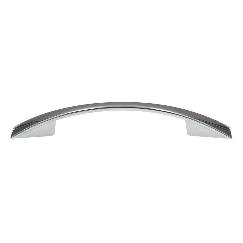 Pride Modern Bow Cabinet Arch Pull 3 3/4" (96mm) Ctr Polished Chrome P82103-PC