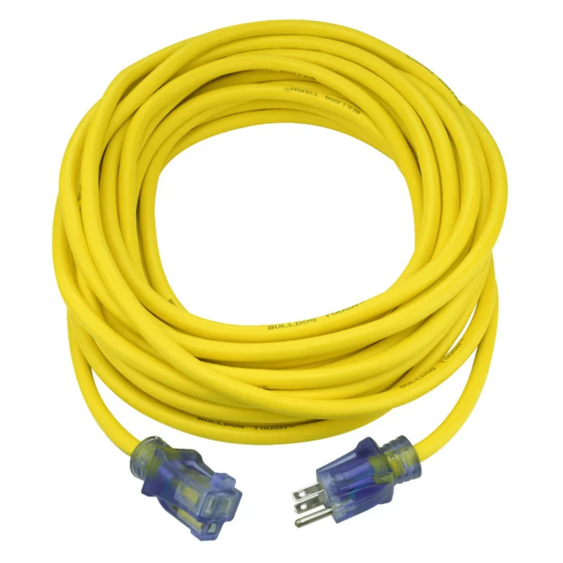 Prime Wire and Cable 50ft 10/3 SJTOW Bulldog Tough Oil Resistant Extension Cord